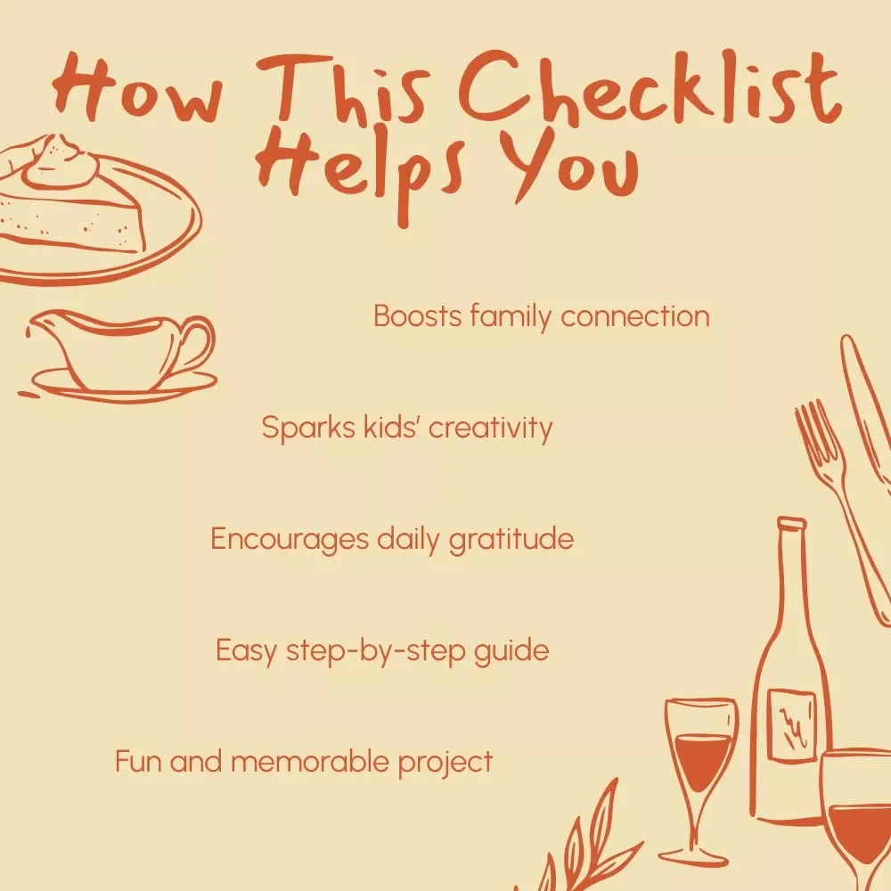 Gratitude Tree Adventure: A Fun Checklist for Kids | Printable Family Gratitude Activity | DIY Thankfulness Tree Guide | Tips for Making a Gratitude Tree with Kids