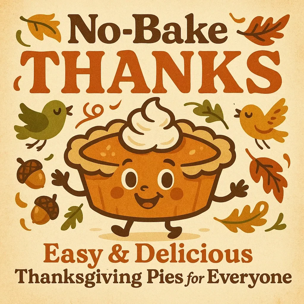 No-Bake Thanks: Easy & Delicious Thanksgiving Pies for Everyone | No-Bake Thanksgiving Pies eBook | Instant Digital Download Dessert Guide