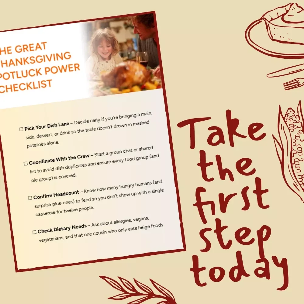 The Great Thanksgiving Potluck Power Checklist - Ultimate Guide for Stress-Free, Delicious Thanksgiving Potlucks