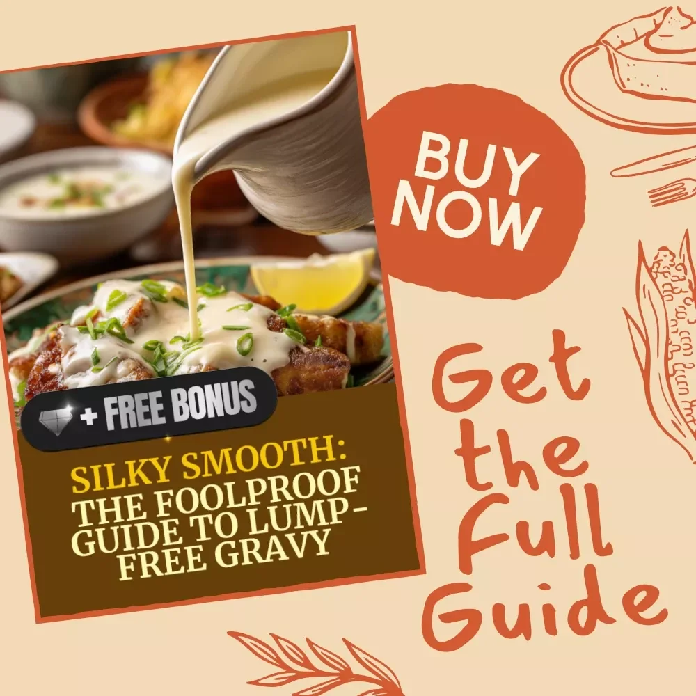 Silky Smooth: The Foolproof Guide to Lump-Free Gravy | Digital Cooking Guide for Beginners & Home Chefs | Learn how to make gravy without lumps like a pro