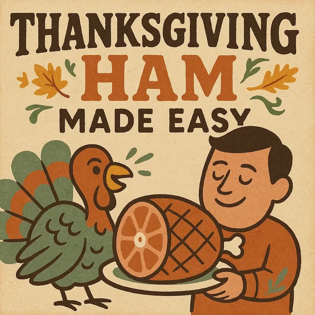 Thanksgiving Ham Made Easy | Step-by-Step Ebook Guide to Perfect Holiday Ham | How to Make Thanksgiving Ham Step by Step for Beginners and Home Cooks