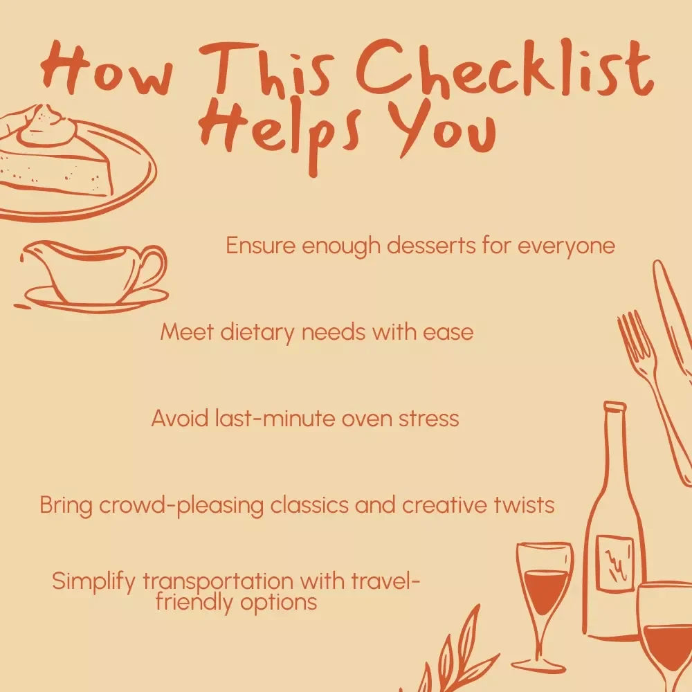 Your Thanksgiving Potluck Dessert Checklist: Easy Planning for Sweet Success