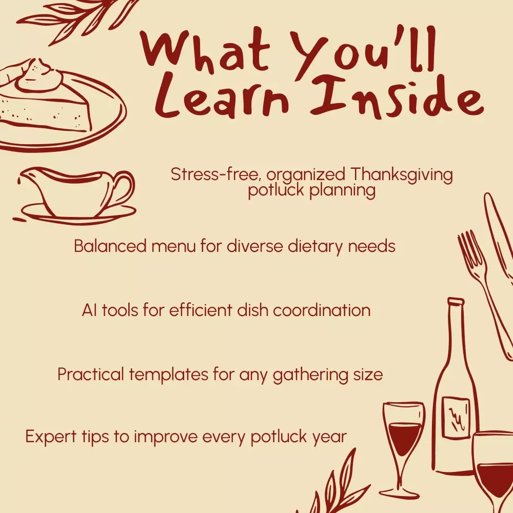 The Ultimate Thanksgiving Potluck Playbook: Crafting a Balanced Feast Everyone Will Love - eBook & Guide