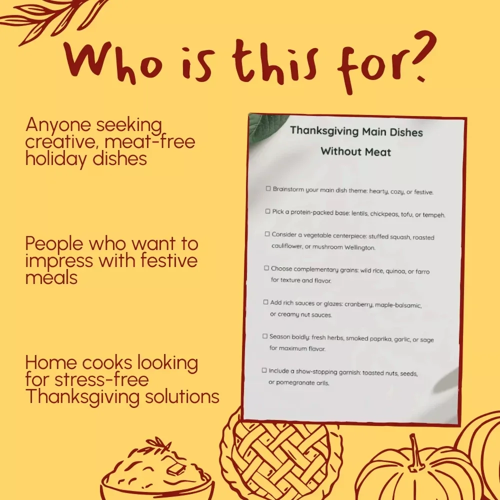 Thanksgiving Main Dishes Without Meat: Delicious Meat-Free Recipes for a Cozy Holiday Feast
