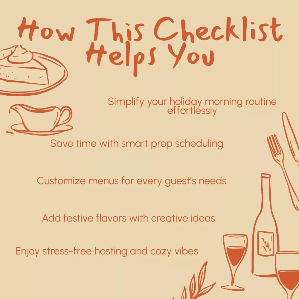 Checklist for Thanksgiving Breakfast | Digital Download Guide for Holiday Morning | Thanksgiving Breakfast Planner, Menu Ideas, and AI Planning Tips for Easy Holiday Hosting