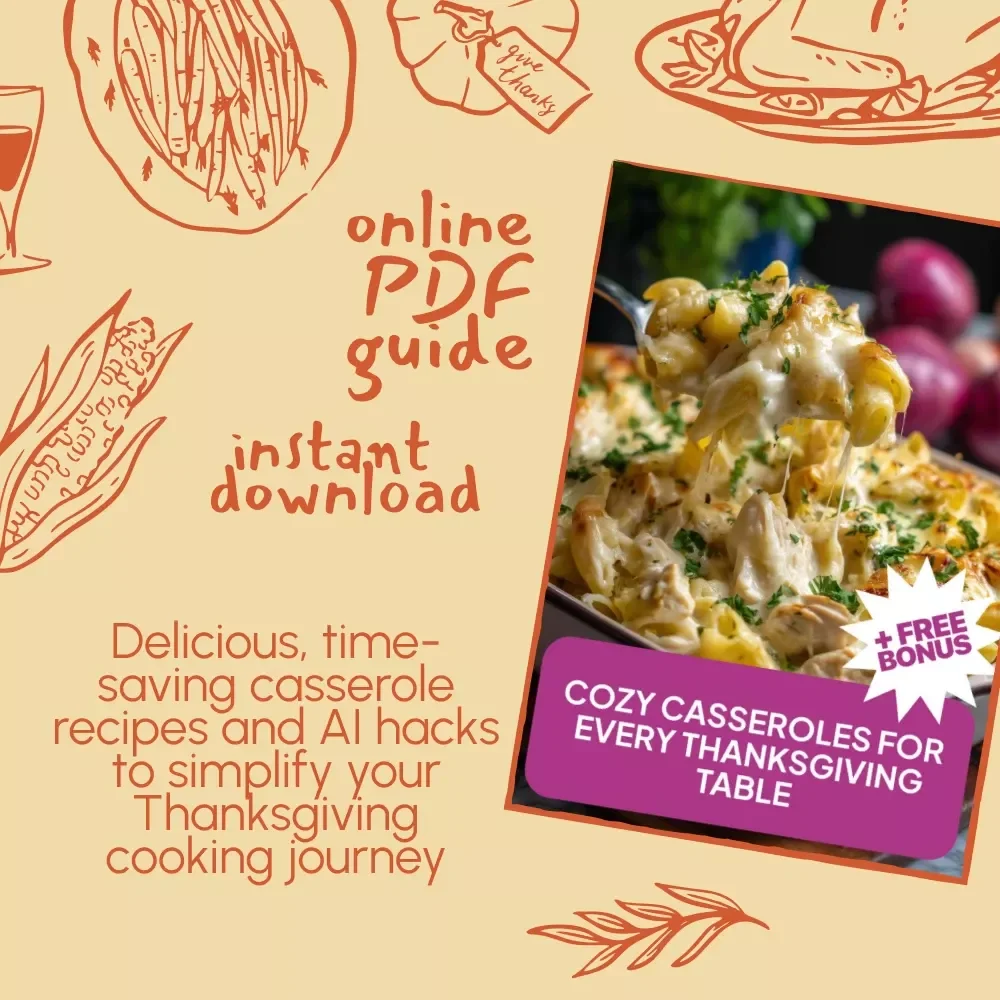 Cozy Casseroles for Every Thanksgiving Table | Digital Guide for thanksgiving casseroles everyone will love | Holiday Comfort Recipes & AI Cooking Tips