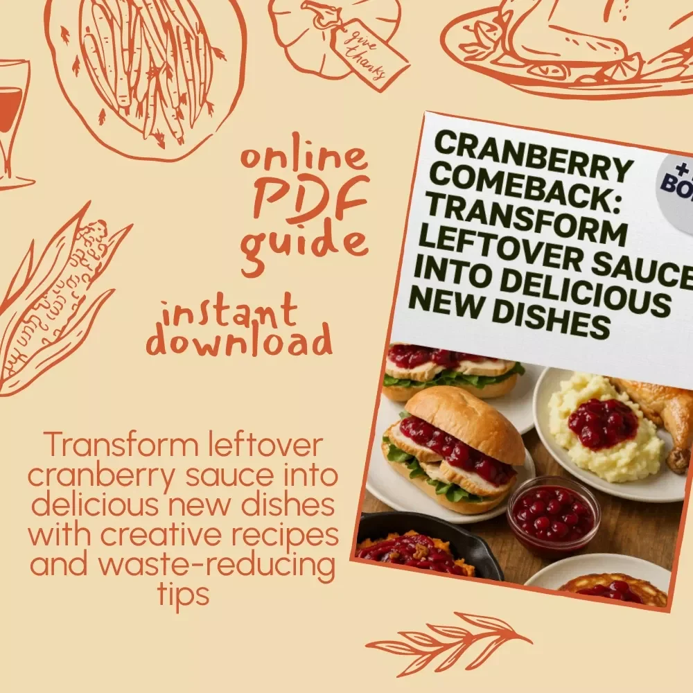 Cranberry Comeback: Transform Leftover Sauce into Delicious New Dishes – Creative Recipes for the Holidays and Beyond