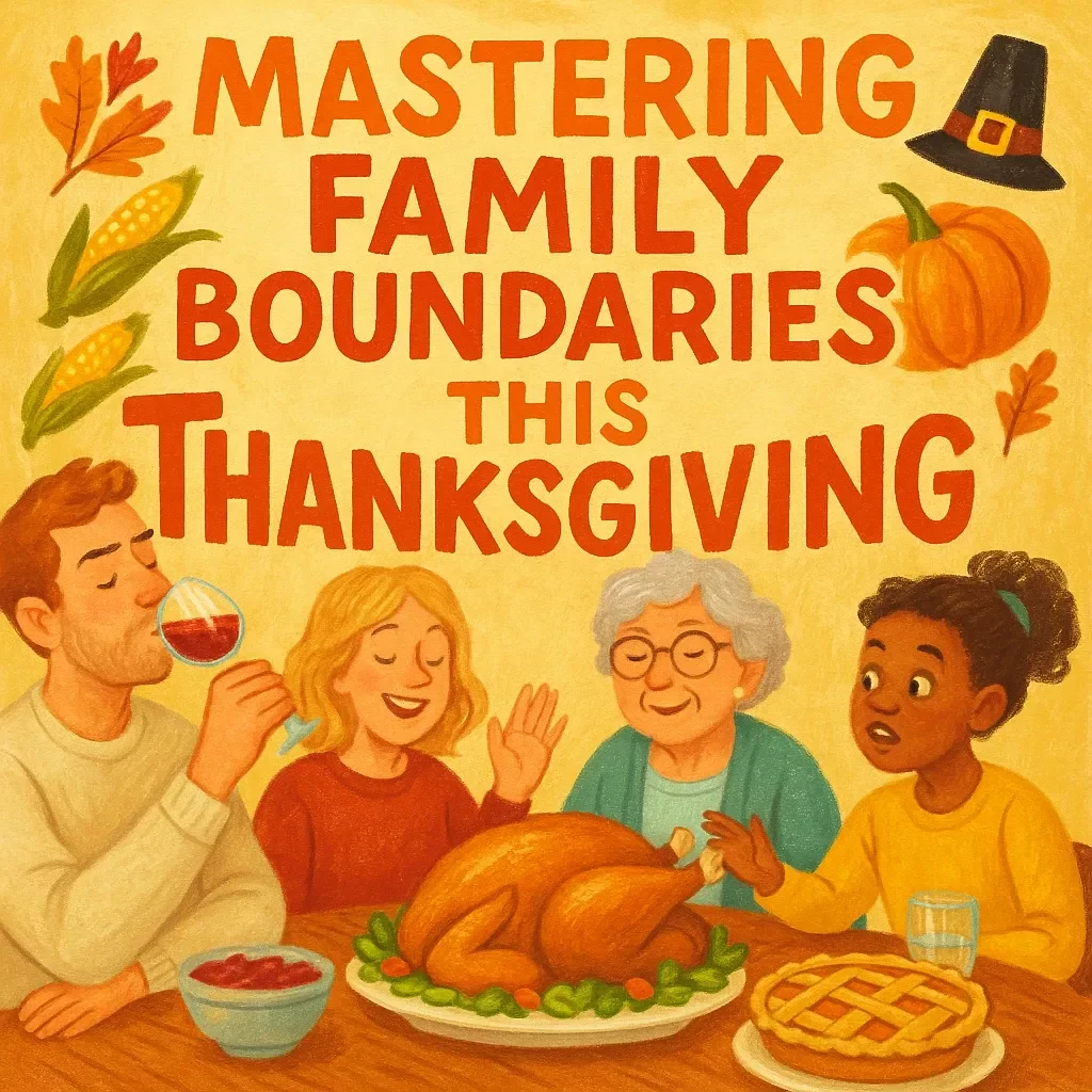 Mastering Family Boundaries This Thanksgiving | Digital Guide on How to Set Boundaries with Family at Thanksgiving | Self-Growth eBook, Holiday Wellness, Peaceful Gatherings Toolkit