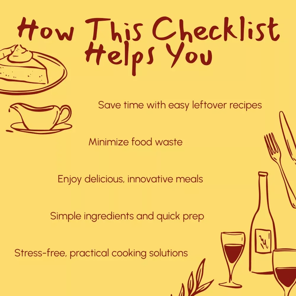 Quick & Tasty: Thanksgiving Leftovers Meal Checklist - Simple & Delicious Recipes for Leftover Turkey, Stuffing & More
