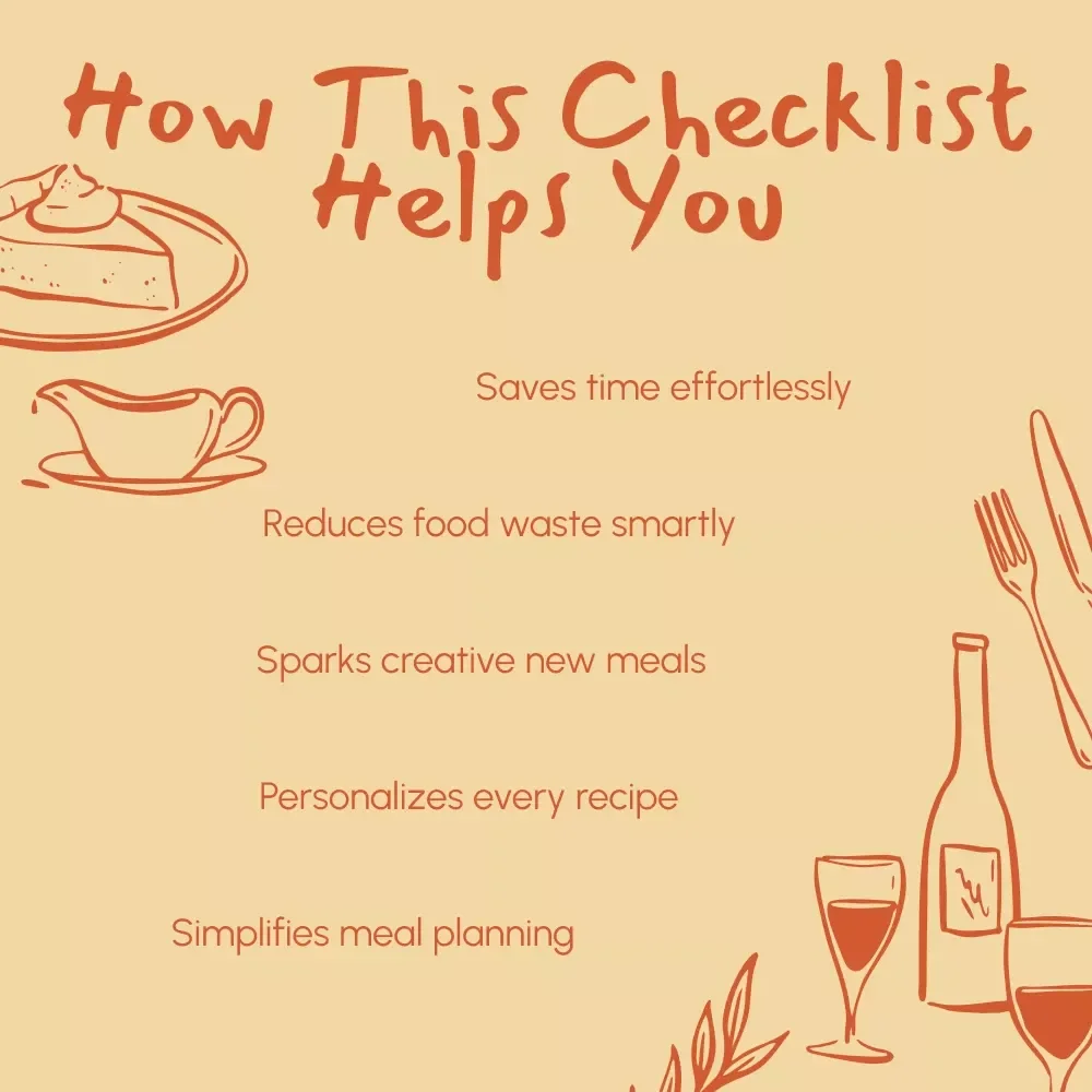 Leftover Magic: AI-Powered Thanksgiving Recipe Checklist | How to Use AI for Thanksgiving Leftover Recipe Ideas | Digital Download Guide