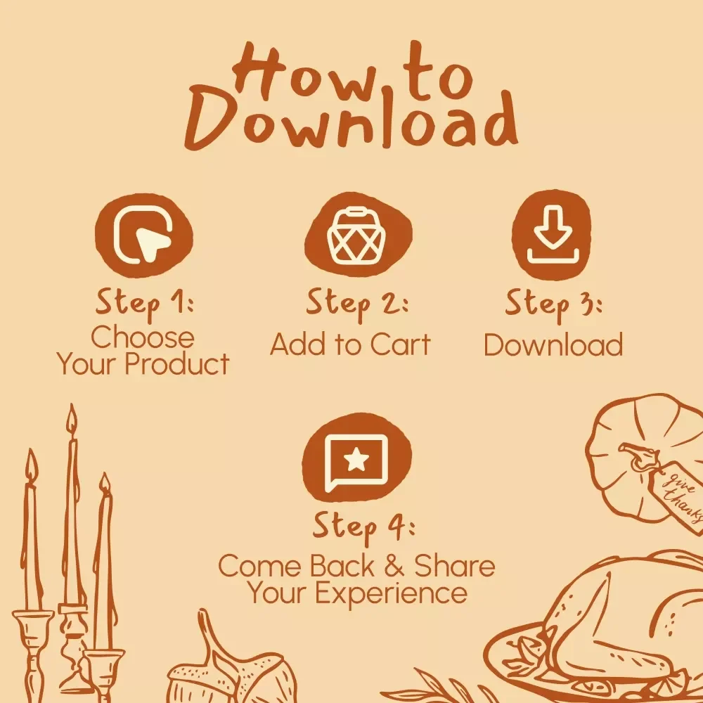 Thanksgiving Made Easy | Easy Thanksgiving Menu Ideas for Beginners | Digital Holiday Cooking Guide & Printable Menu Planner