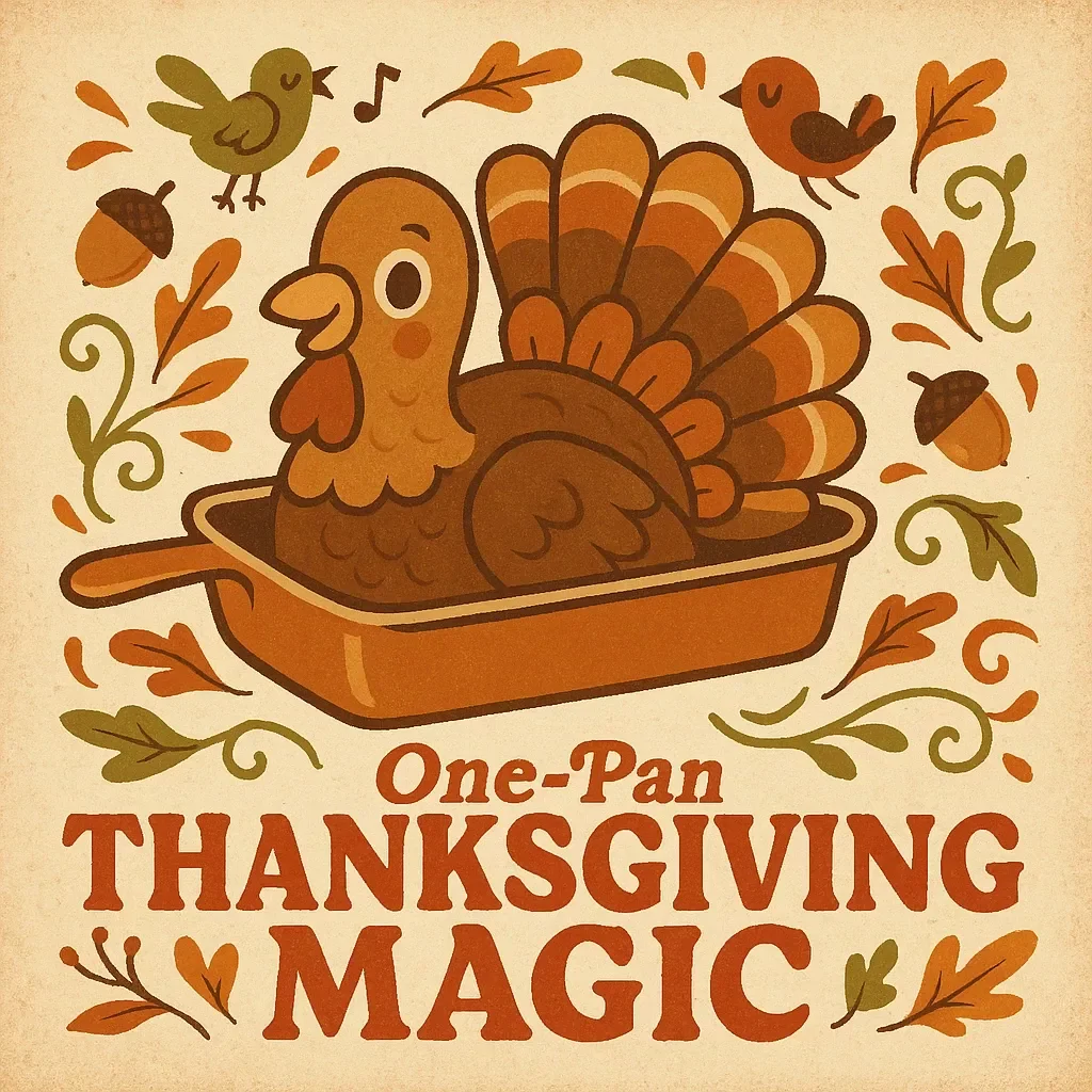 One-Pan Thanksgiving Magic | Easy One-Pan Thanksgiving Main Dish Recipes Guide | Stress-Free Holiday Cooking eBook | Simple, Flavorful, AI-Assisted Meal Planning