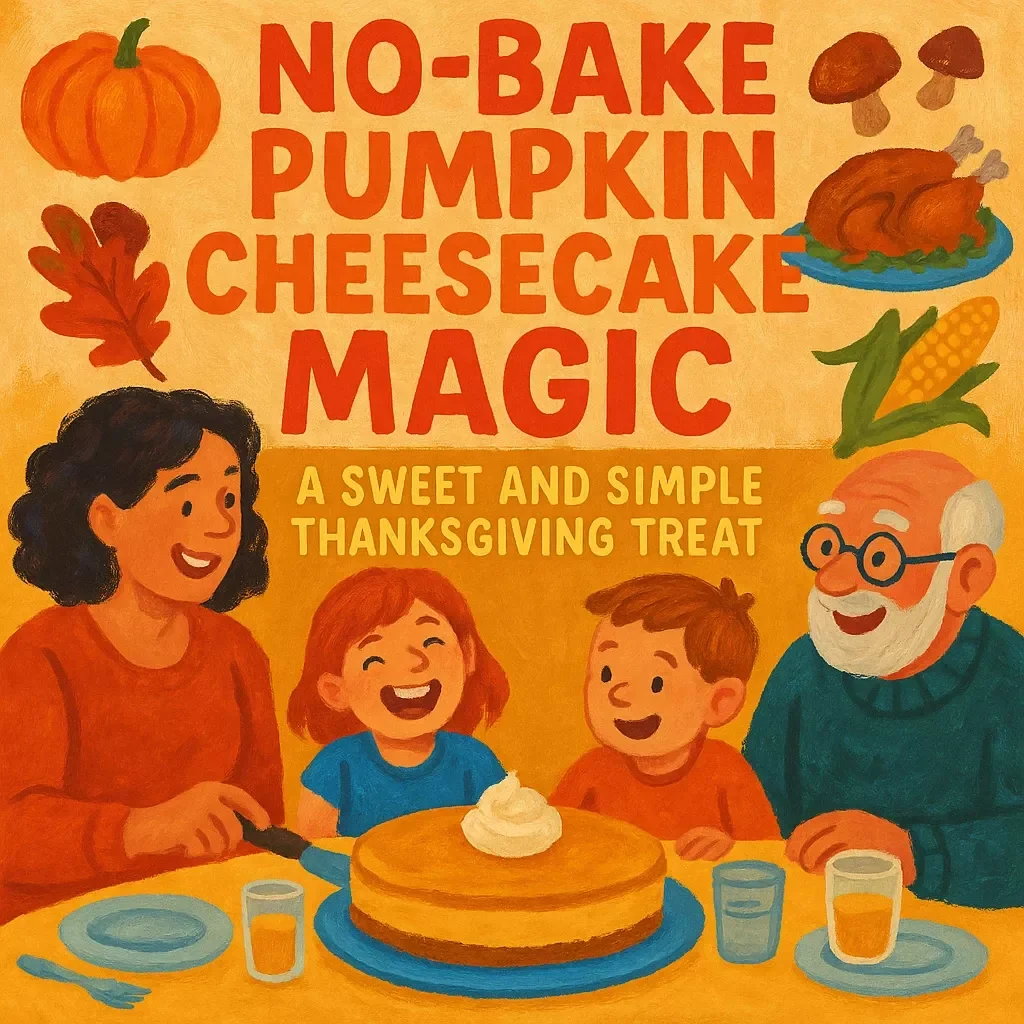 No-Bake Pumpkin Cheesecake Magic: A Sweet and Simple Thanksgiving Treat - Digital Download Guide