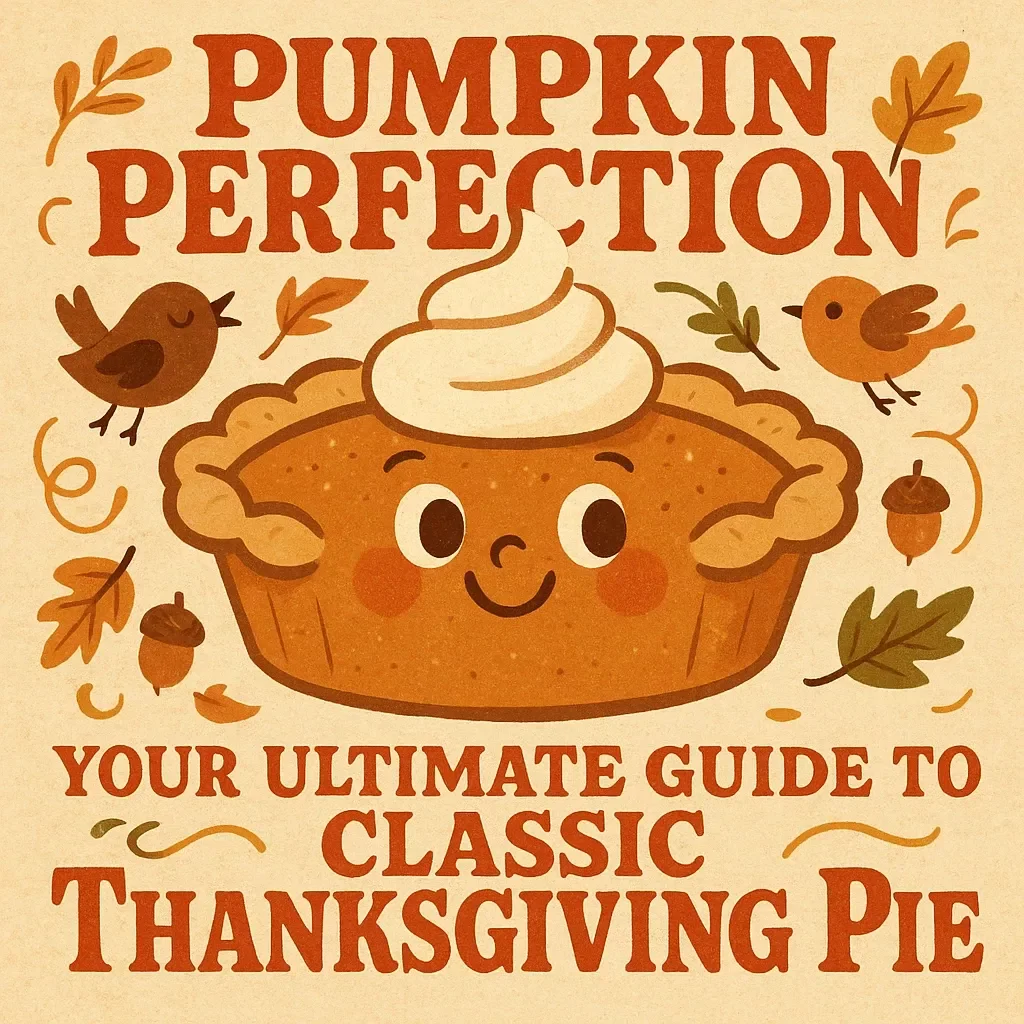 Pumpkin Perfection: Your Ultimate Guide to Classic Thanksgiving Pie | Printable Recipe eBook | Digital Download Baking Guide | Holiday Dessert Cookbook | Pumpkin Pie Checklist for Beginners