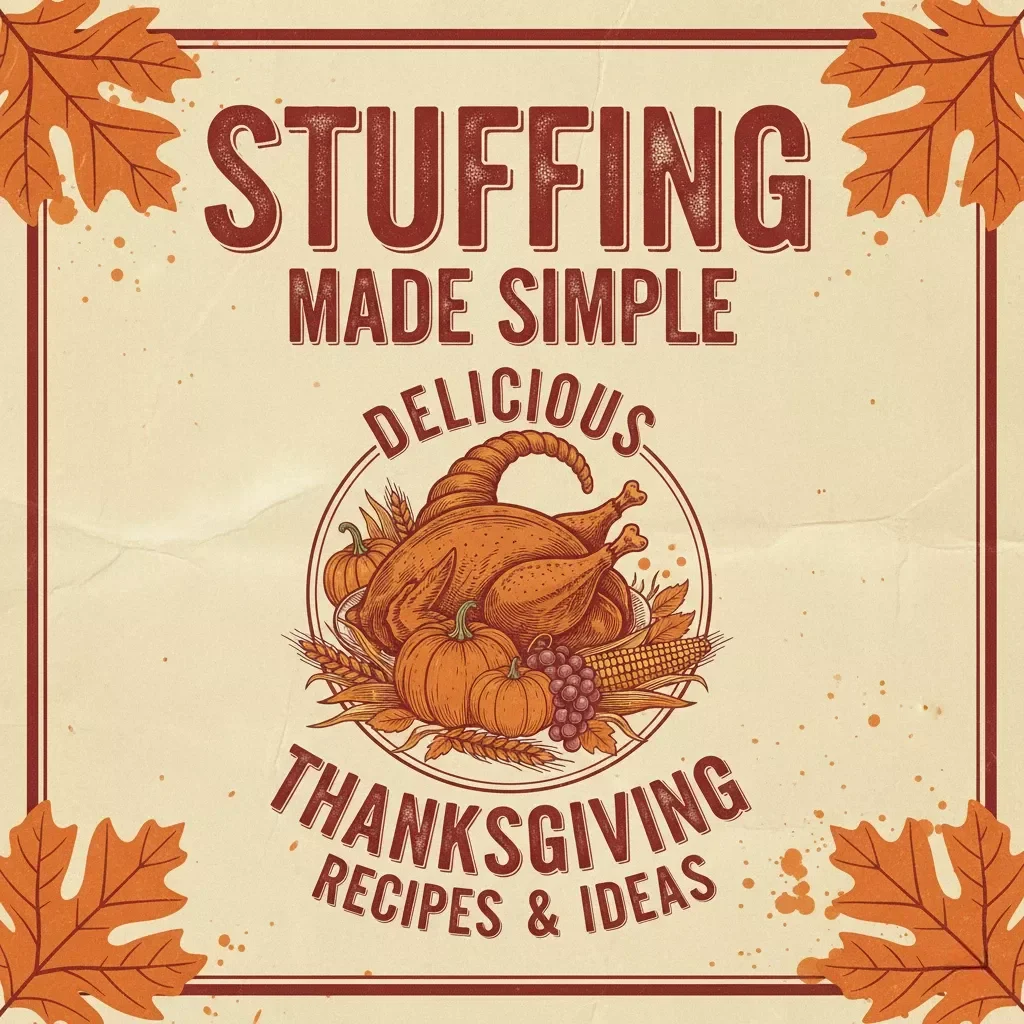 Stuffing Made Simple: Delicious Thanksgiving Recipes & Ideas - Digital Download eBook with Tips, Recipes, and Creative Ideas for Perfect Stuffing