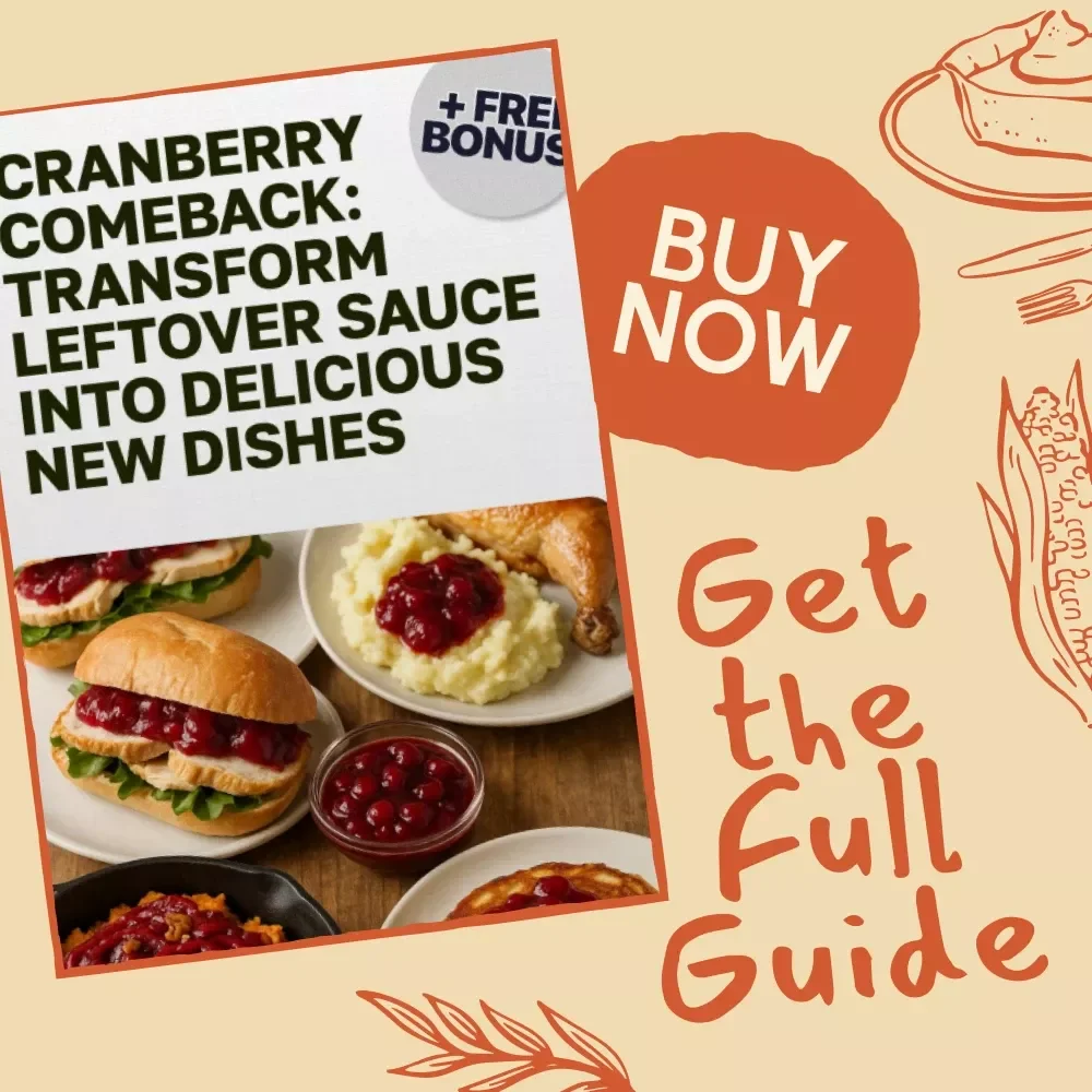 Cranberry Comeback: Transform Leftover Sauce into Delicious New Dishes – Creative Recipes for the Holidays and Beyond