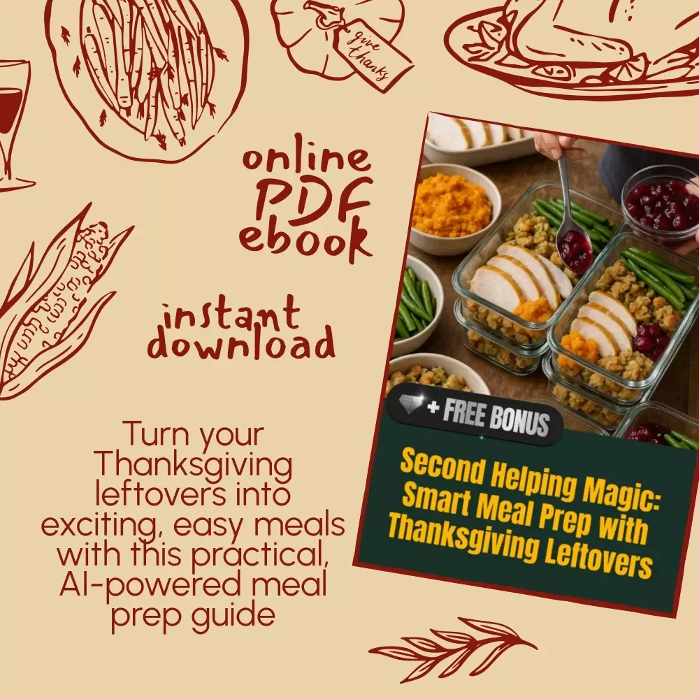 Second Helping Magic: Smart Meal Prep with Thanksgiving Leftovers - A Guide to Repurposing Your Thanksgiving Feast into Delicious Week-long Meals