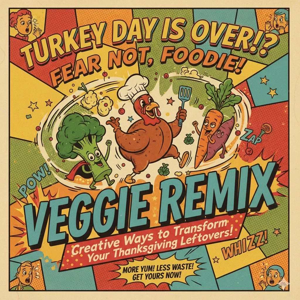 Veggie Remix: Creative Ways to Transform Your Thanksgiving Leftovers - A Delicious eBook Guide to Reimagining Leftover Vegetables