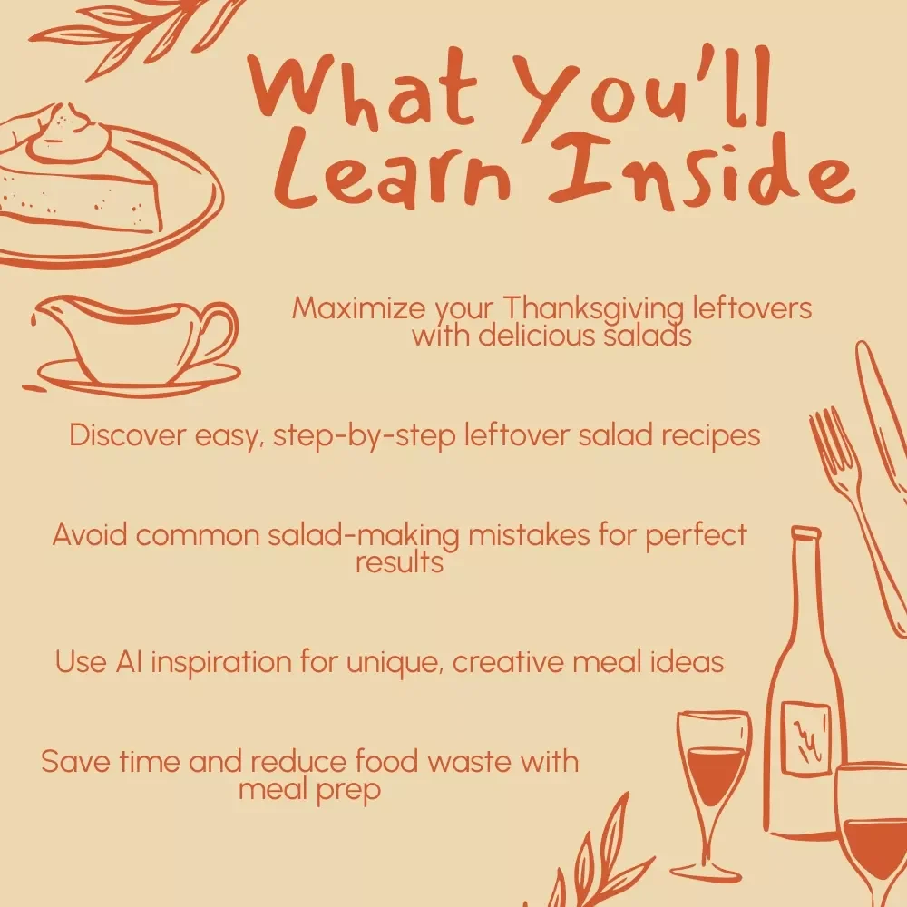 From Feast to Fresh: Transforming Thanksgiving Leftovers into Delicious Salads – Digital Guide for Leftover Recipes, Meal Prep & Salad Creations