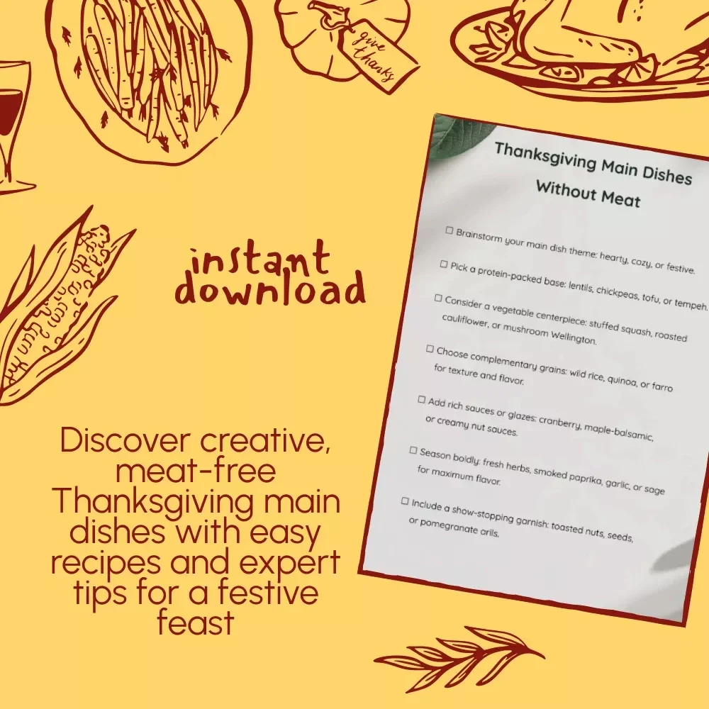 Thanksgiving Main Dishes Without Meat: Delicious Meat-Free Recipes for a Cozy Holiday Feast