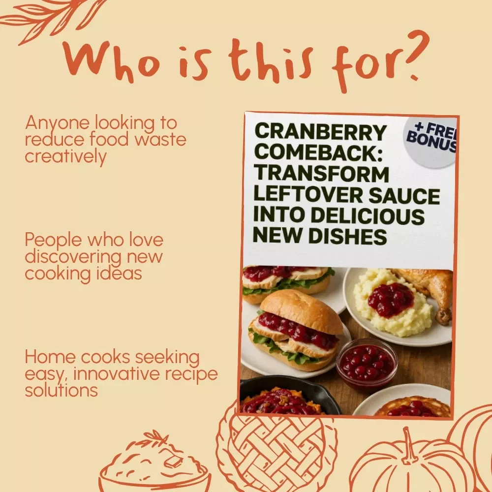 Cranberry Comeback: Transform Leftover Sauce into Delicious New Dishes – Creative Recipes for the Holidays and Beyond