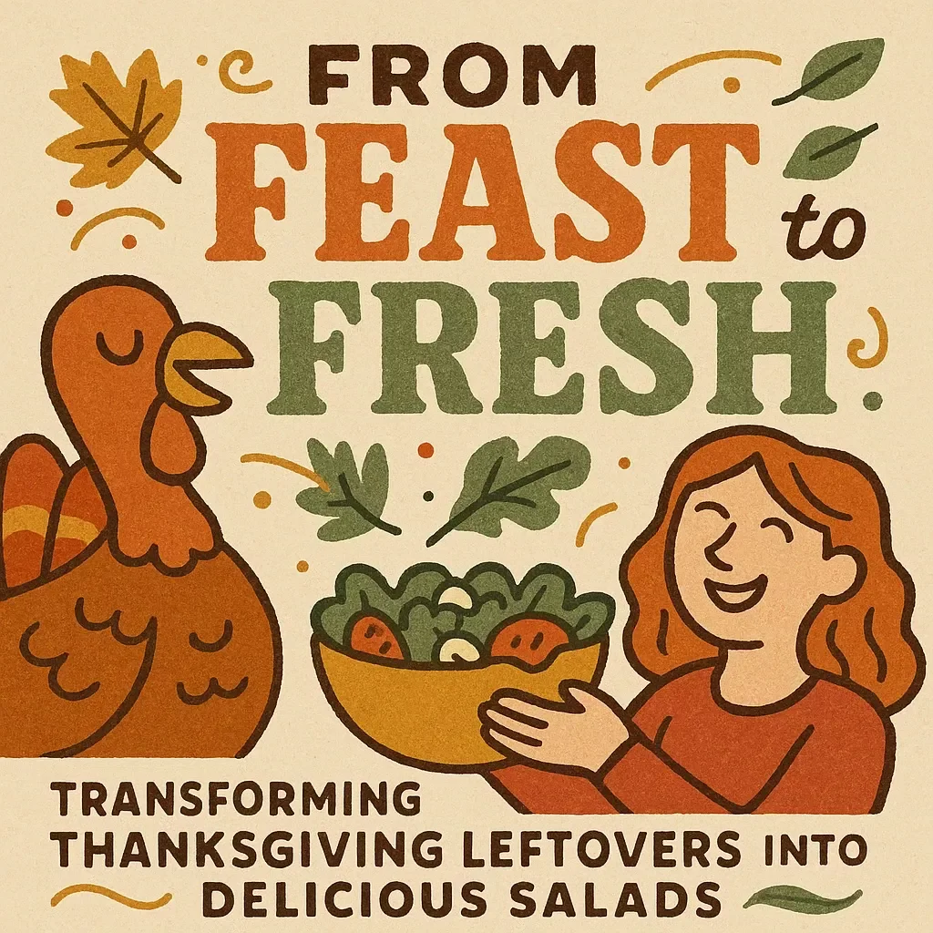 From Feast to Fresh: Transforming Thanksgiving Leftovers into Delicious Salads – Digital Guide for Leftover Recipes, Meal Prep & Salad Creations
