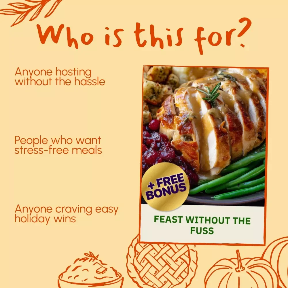 Feast Without the Fuss | Easy Thanksgiving Side Dishes Digital Guide for Effortless Holiday Cooking, No-Fail Classics, and Creative Twists