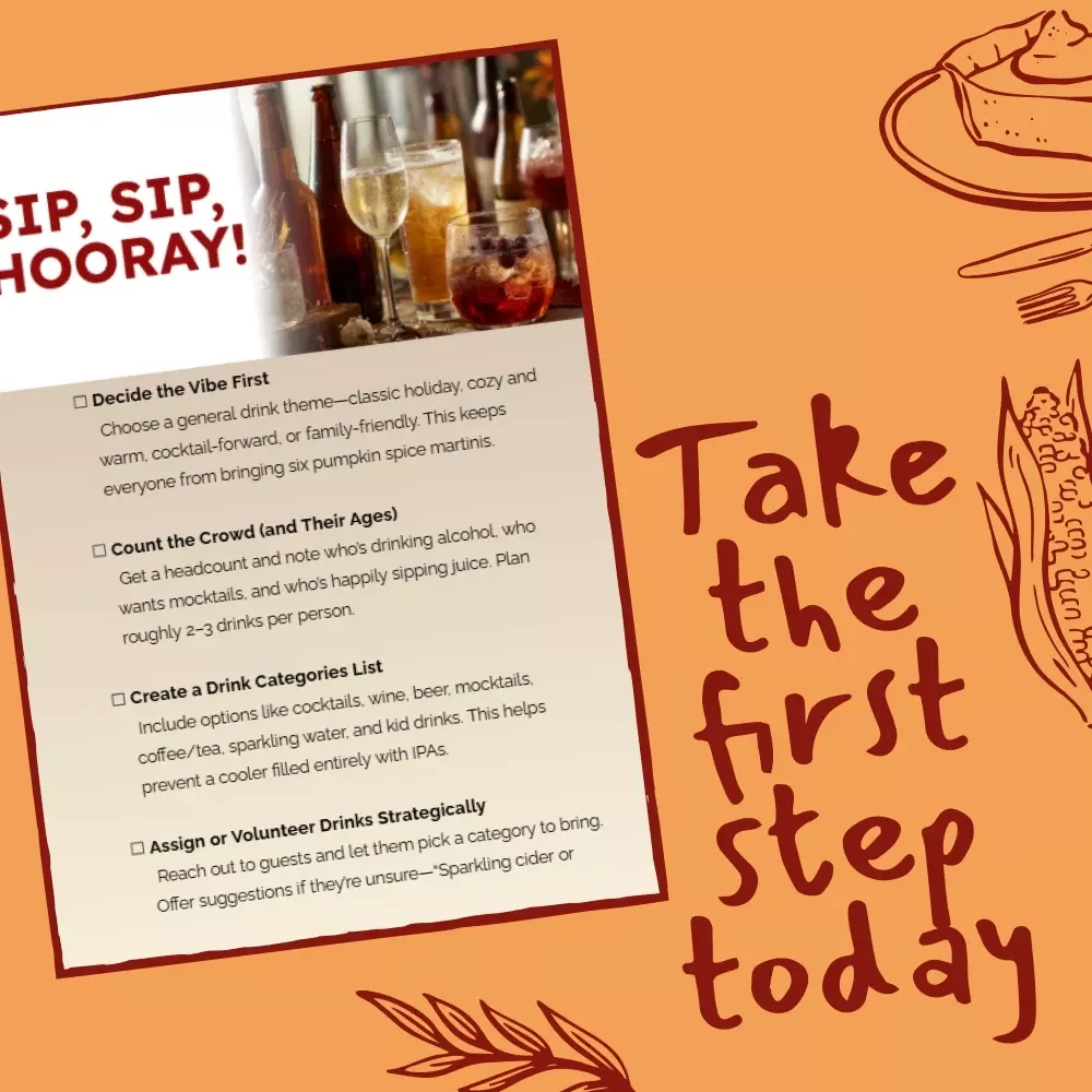 Sip, Sip, Hooray: The Ultimate Party Drink Planning Guide & Checklist - Digital Download