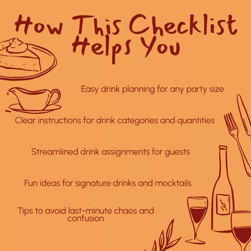 Sip, Sip, Hooray: The Ultimate Party Drink Planning Guide & Checklist - Digital Download