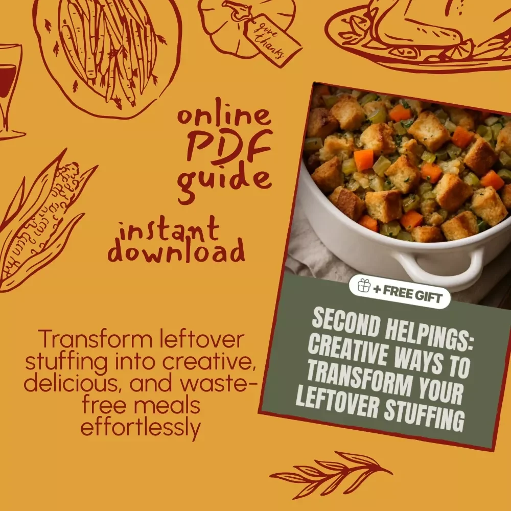 Second Helpings: Creative Ways to Transform Your Leftover Stuffing | Digital Guide for Food Lovers | What to Do with Leftover Stuffing Recipes & Meal Prep Inspiration