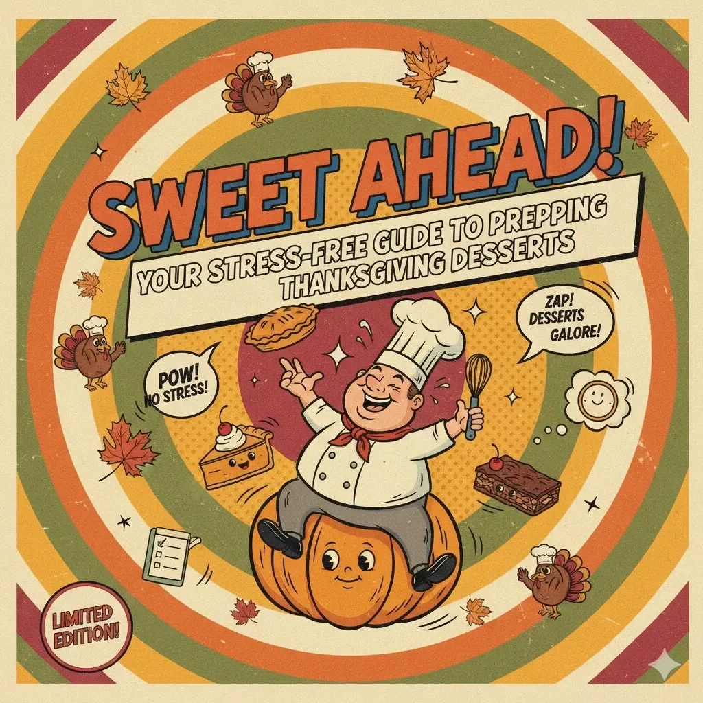 Sweet Ahead: Your Stress-Free Guide to Prepping Thanksgiving Desserts | Make-Ahead Dessert Guide | How to Prep Thanksgiving Dessert in Advance | Holiday Baking Planner eBook