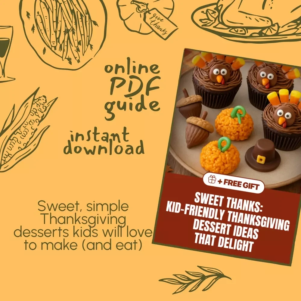 Sweet Thanks: Kid-Friendly Thanksgiving Dessert Ideas That Delight | Digital Guide for Fun, Easy, and Family-Friendly Holiday Treats
