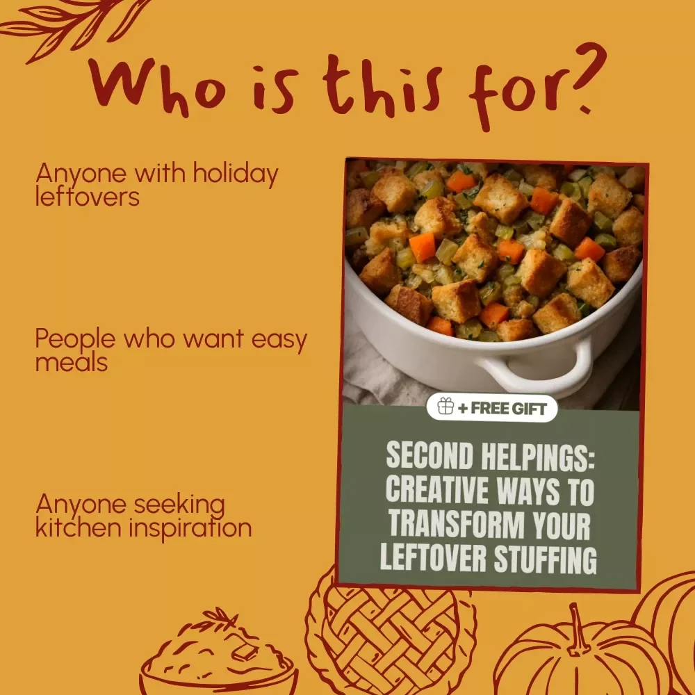 Second Helpings: Creative Ways to Transform Your Leftover Stuffing | Digital Guide for Food Lovers | What to Do with Leftover Stuffing Recipes & Meal Prep Inspiration