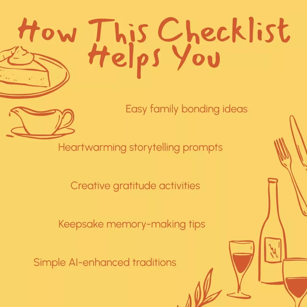 Grandparent-Approved Thanksgiving Gratitude Checklist | Printable Family Gratitude Guide | How to Include Grandparents in Thanksgiving Gratitude Rituals | Cozy Holiday Digital Download