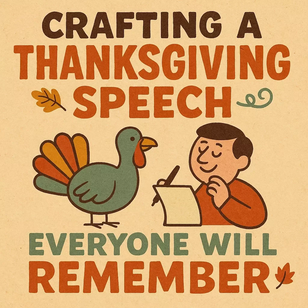 Crafting a Thanksgiving Speech Everyone Will Remember – Funny but Sincere Toast Ideas Guide for Family & Friends