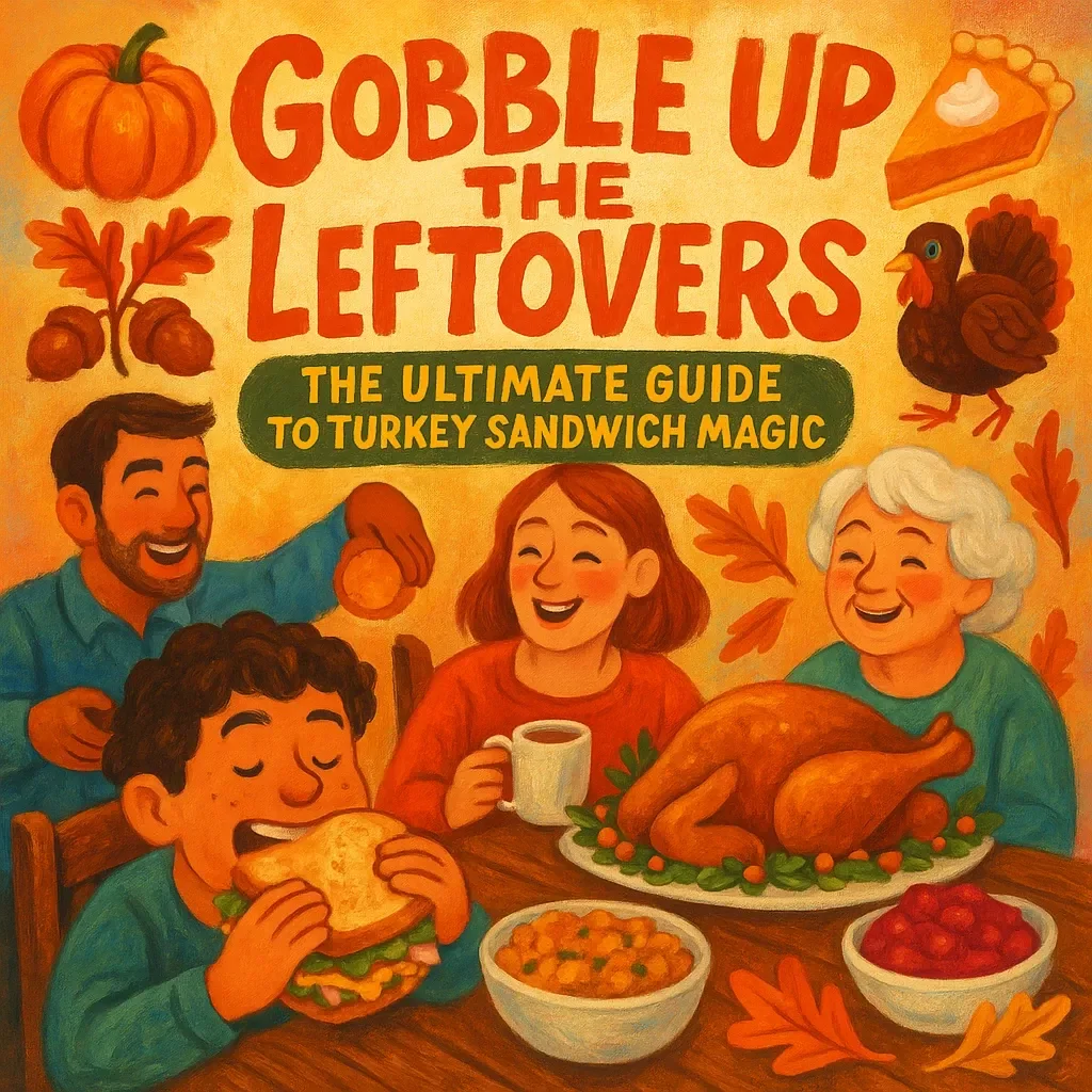 Gobble Up the Leftovers: The Ultimate Guide to Turkey Sandwich Magic | How to Make Leftover Turkey Sandwiches | Digital Recipe & Cooking Guide for Food Lovers