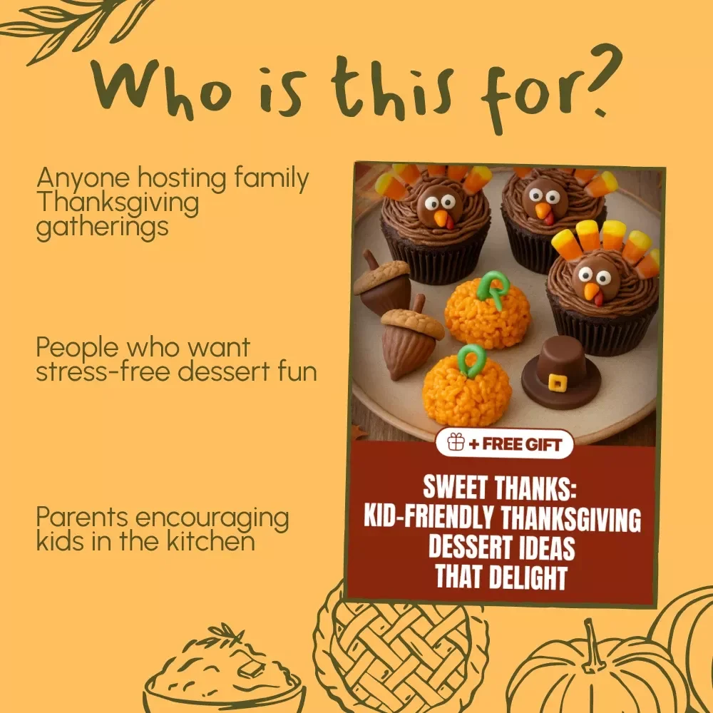 Sweet Thanks: Kid-Friendly Thanksgiving Dessert Ideas That Delight | Digital Guide for Fun, Easy, and Family-Friendly Holiday Treats