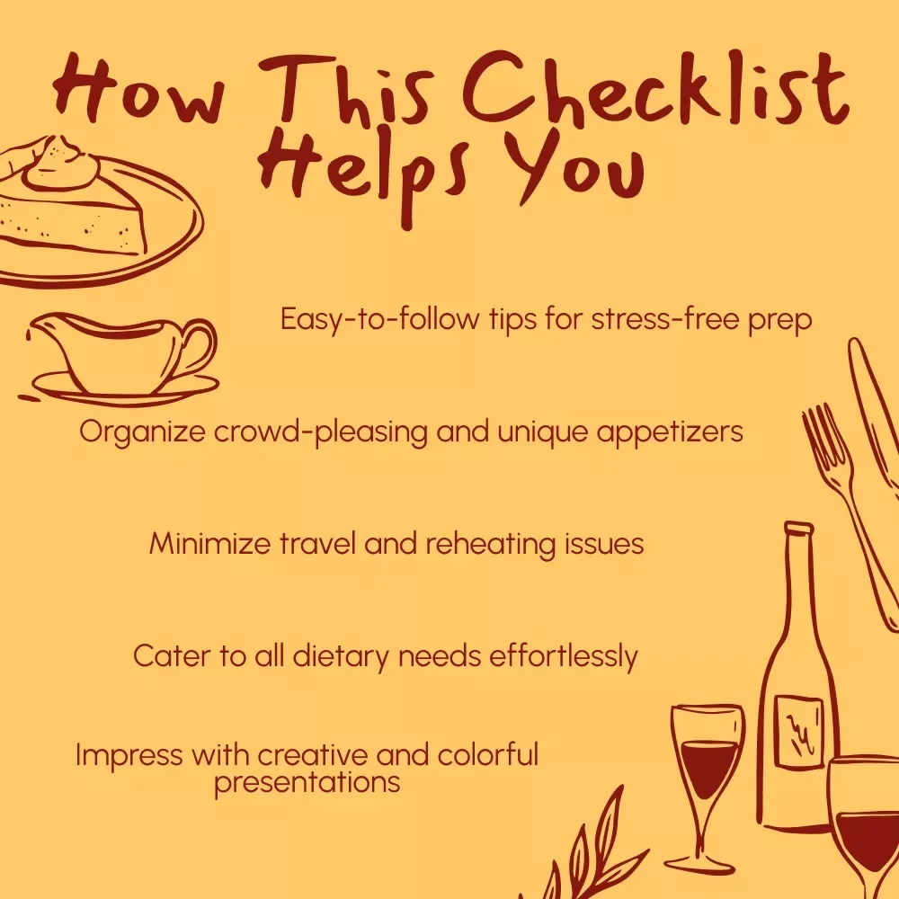 Thanksgiving Potluck Appetizer Checklist - Must-Have Guide for Stress-Free Holiday Gatherings