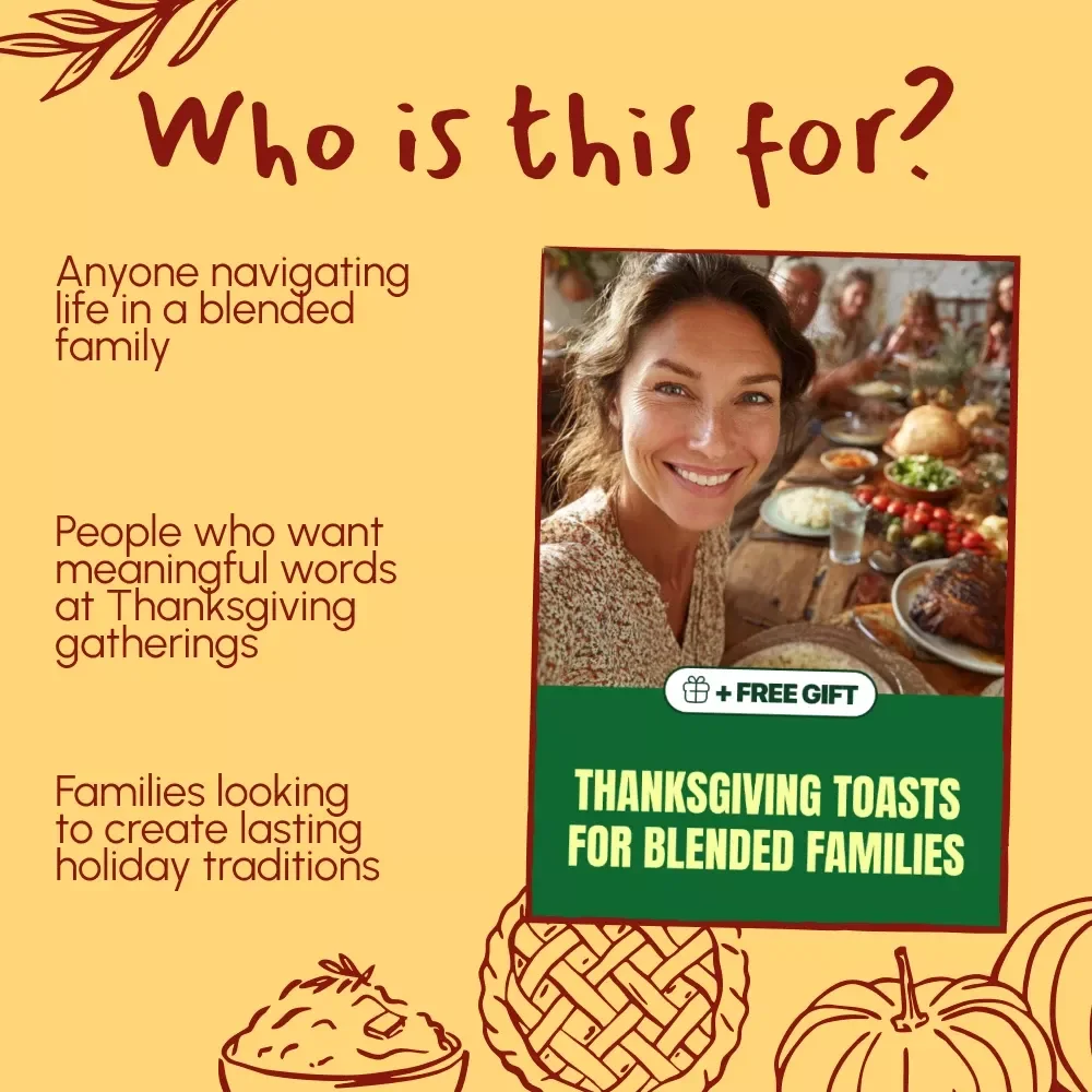 Thanksgiving Toasts for Blended Families | Ebook Guide with Thanksgiving Toast Ideas for Blended Families