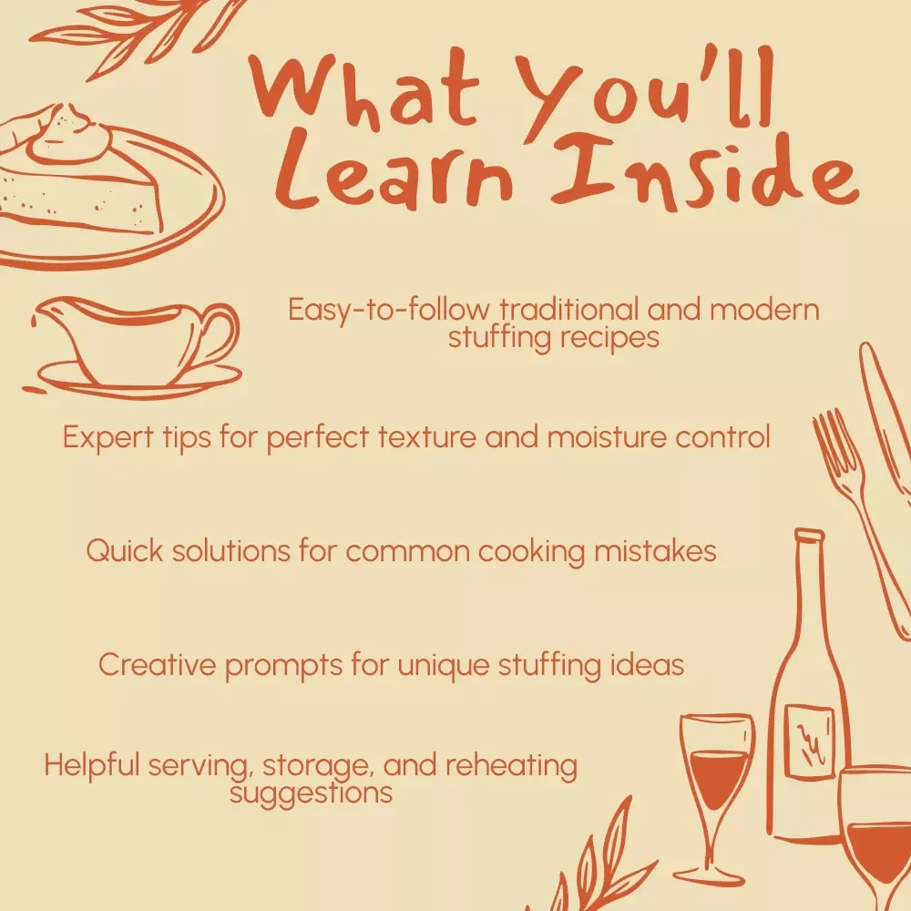 Stuffing Made Simple: Delicious Thanksgiving Recipes & Ideas - Digital Download eBook with Tips, Recipes, and Creative Ideas for Perfect Stuffing