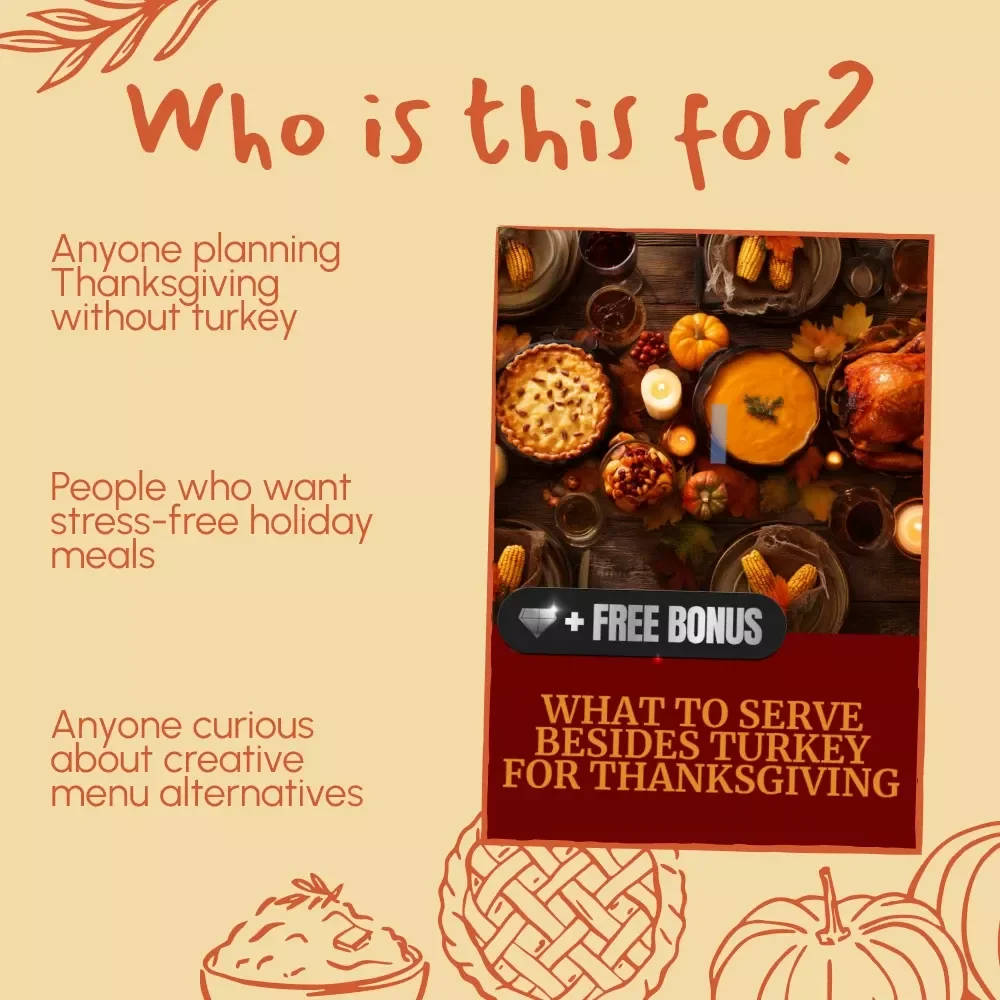 What to Serve Besides Turkey for Thanksgiving | Holiday Digital Guide for Non-Turkey Main Dishes, Alternatives, and AI-Powered Menu Ideas