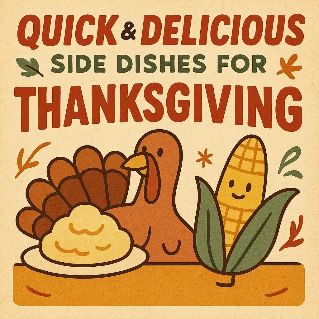 Quick and Delicious Side Dishes for Thanksgiving | Instant Recipe eBook | Quick Side Dishes for Thanksgiving Dinner Guide | Holiday Cooking Made Easy