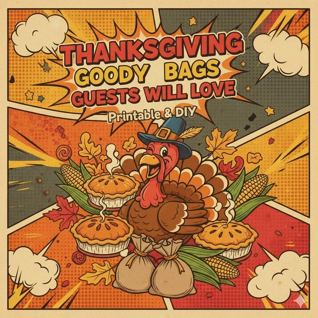 Thanksgiving Goody Bags Guests Will Love | Printable Host Guide for Memorable Gatherings | Digital Download for Hosts Wondering What Goody Bags to Send Guests Home With | Holiday Party Favor Ideas eBook