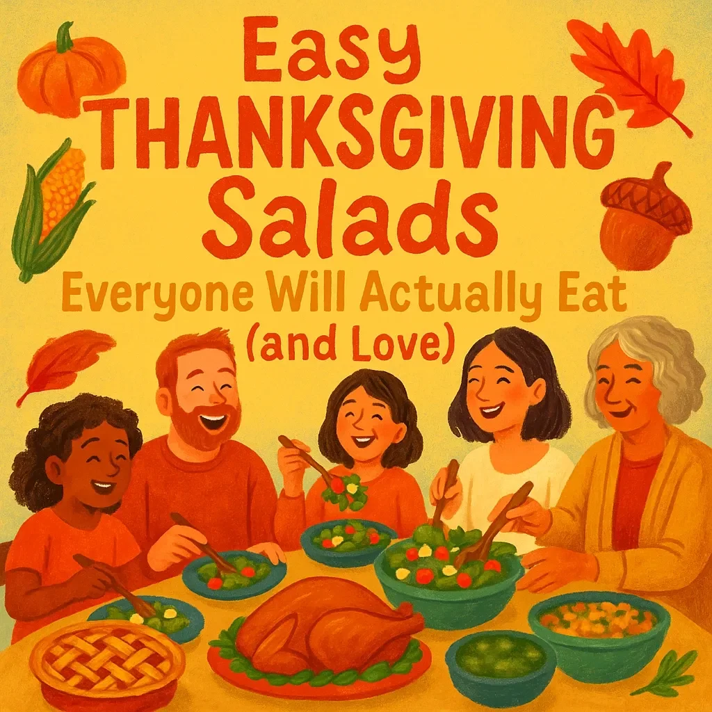 Easy Thanksgiving Salads Everyone Will Actually Eat (and Love) - Thanksgiving Salad Ideas eBook & Checklist for a Crowd-Pleasing Feast