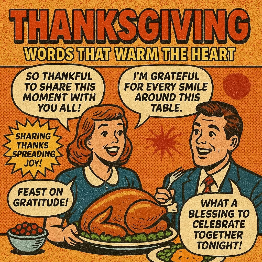 Thanksgiving Words That Warm the Heart Guide | What to Say at Thanksgiving When You’re Hosting | Digital Download