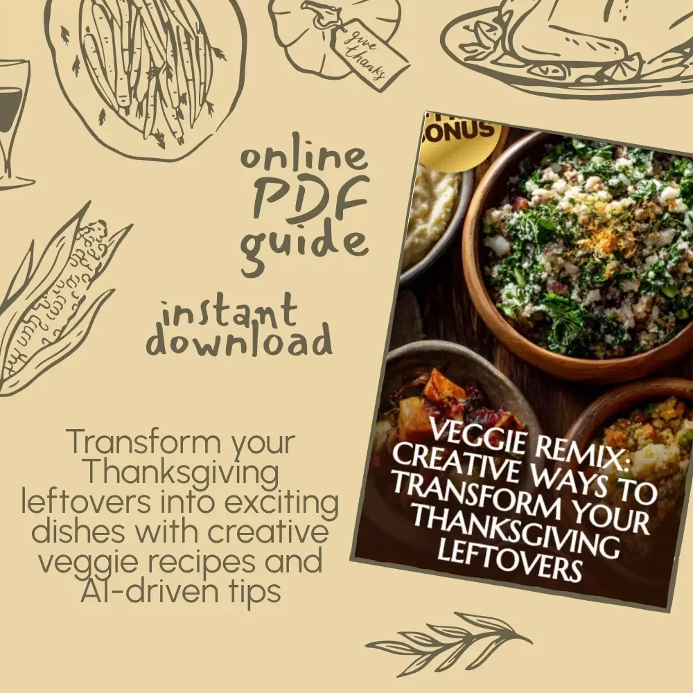 Veggie Remix: Creative Ways to Transform Your Thanksgiving Leftovers - A Delicious eBook Guide to Reimagining Leftover Vegetables