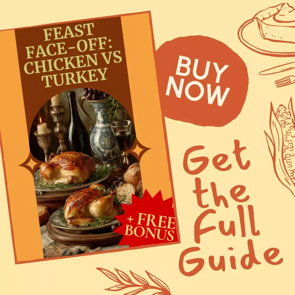 Feast Face-Off: Chicken vs Turkey | Ultimate Roast Chicken vs Turkey for Thanksgiving Guide | Flavor, Texture & Cooking Tips Digital Download