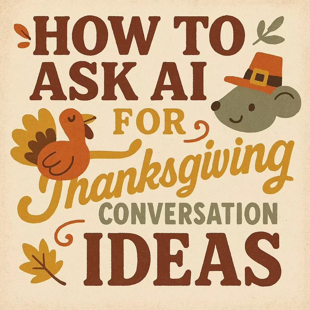 How to Ask AI for Thanksgiving Conversation Ideas – Digital Guide to Spark Fun, Stress-Free Holiday Talks