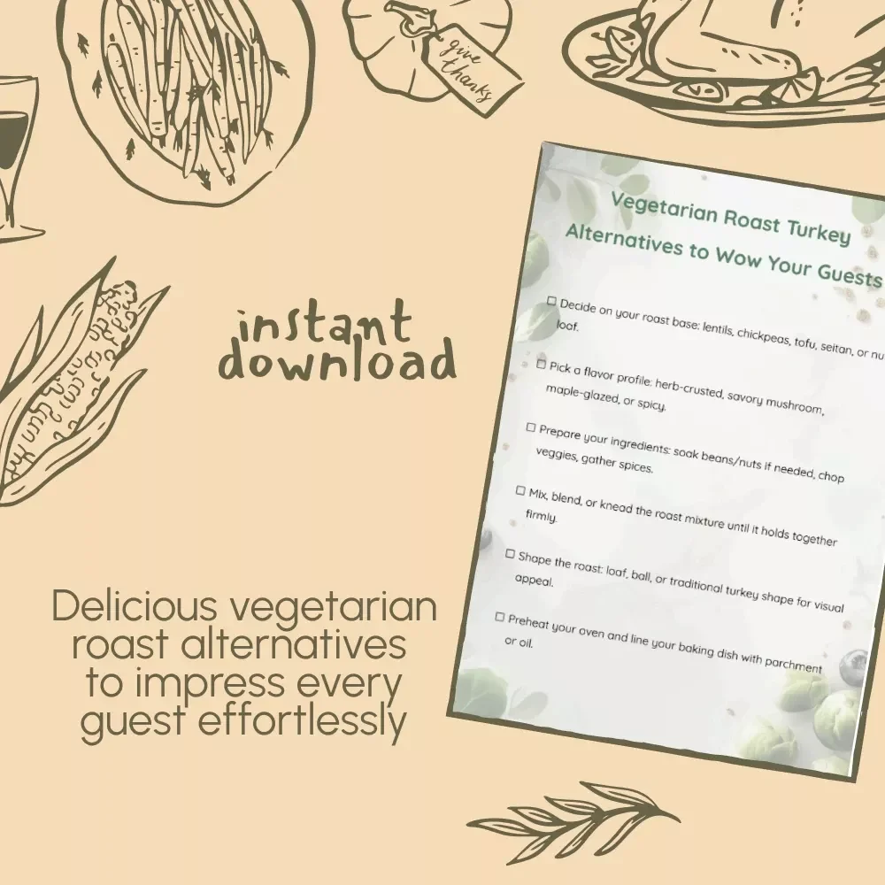 Vegetarian Roast Turkey Alternatives to Wow Your Guests | Ultimate Holiday Checklist for Meat-Free Celebrations | Vegetarian Roast Alternatives to Turkey Ideas & Cooking Guide
