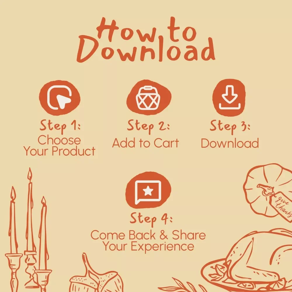 A Practical Thanksgiving Guide to Saving Food, Money, and Time | Ebook on How to Reduce Food Waste on Thanksgiving, Smart Meal Planning, Creative Leftover Recipes, and Stress-Free Hosting Tips